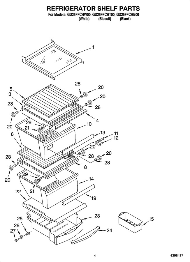 Diagram for GD25FFCHW00