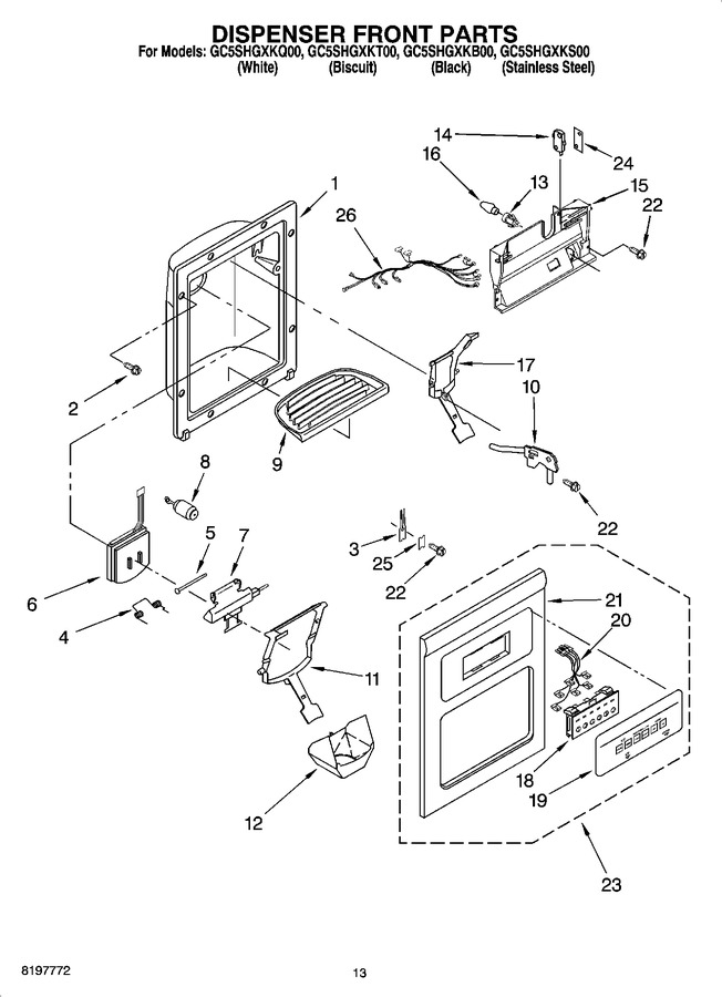 Diagram for GD25FFCHW00