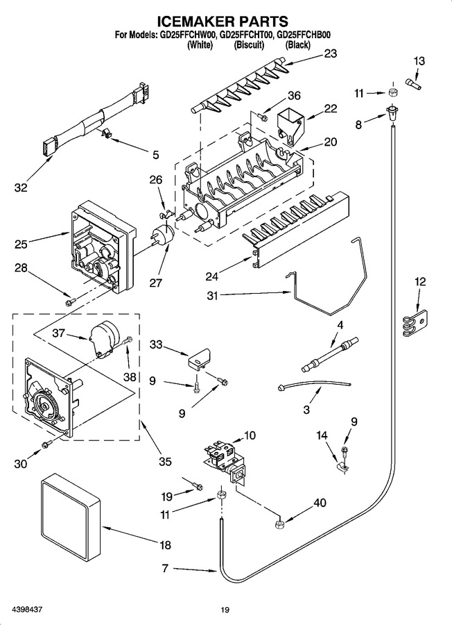 Diagram for GD25FFCHW00