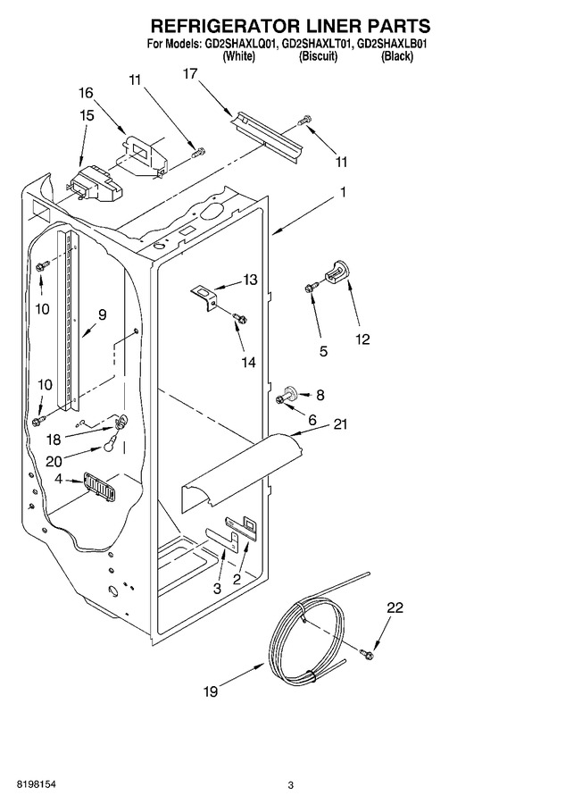 Diagram for GD25SHAXLT01