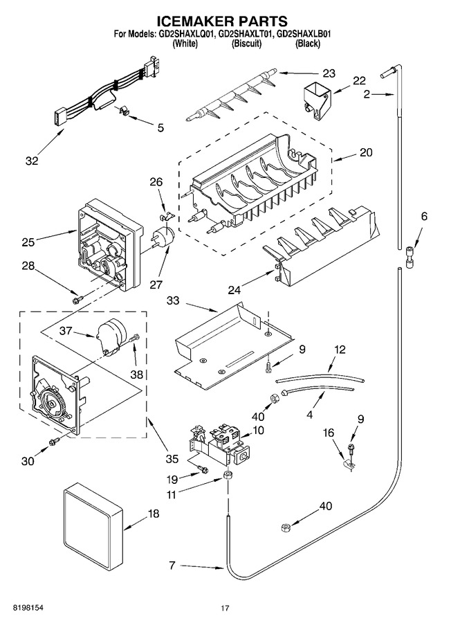 Diagram for GD25SHAXLT01