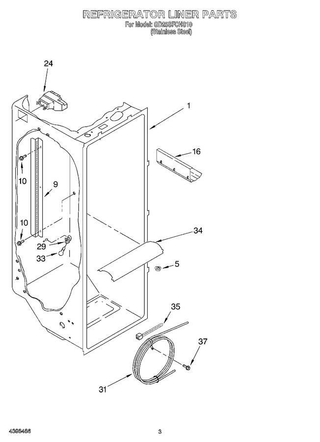 Diagram for GD25SSFCHS10