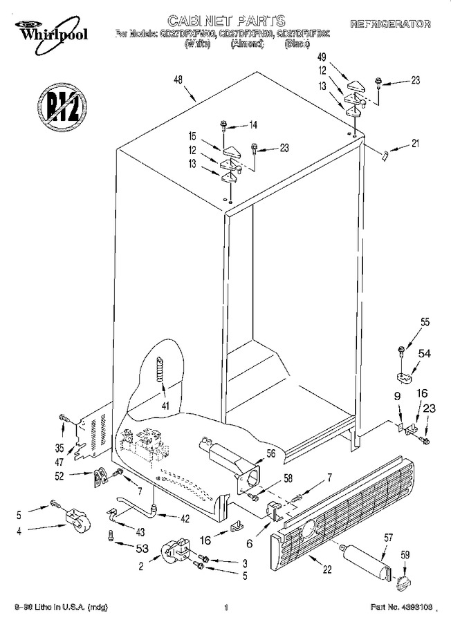 Diagram for GD27DFXFW00