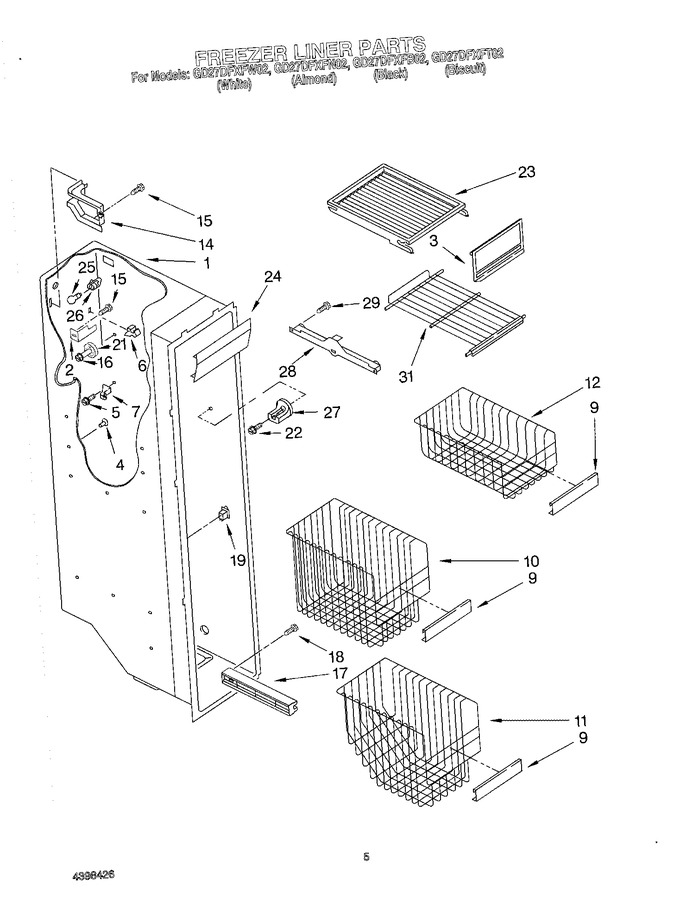 Diagram for GD27DFXFW02
