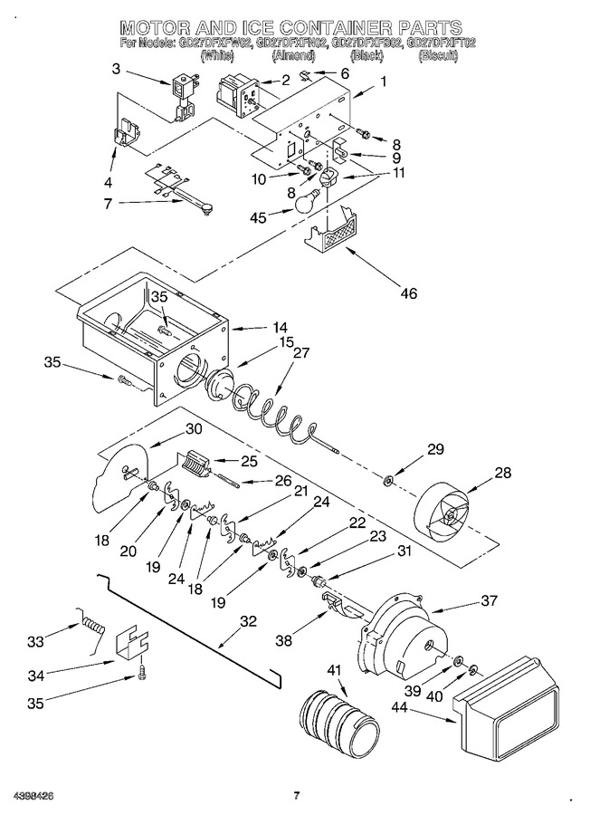 Diagram for GD27DFXFW02