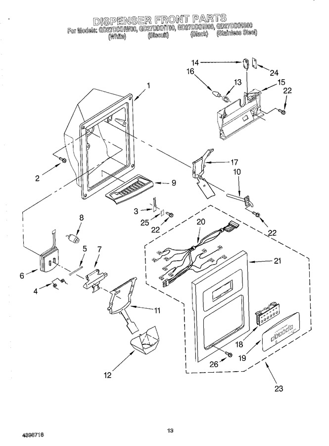 Diagram for GD27DIXHW00