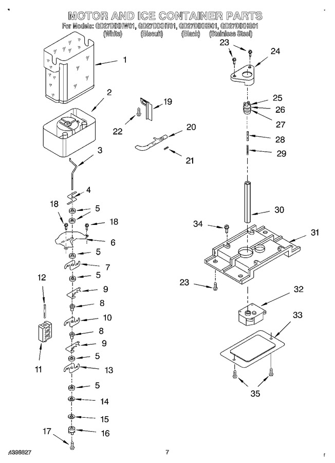 Diagram for GD27DIXHW01