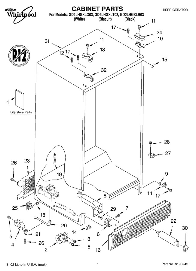 Diagram for GD2LHGXLB03
