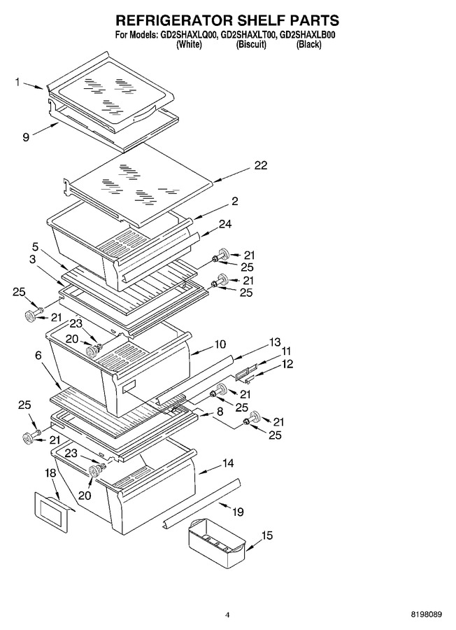Diagram for GD2SHAXLT00