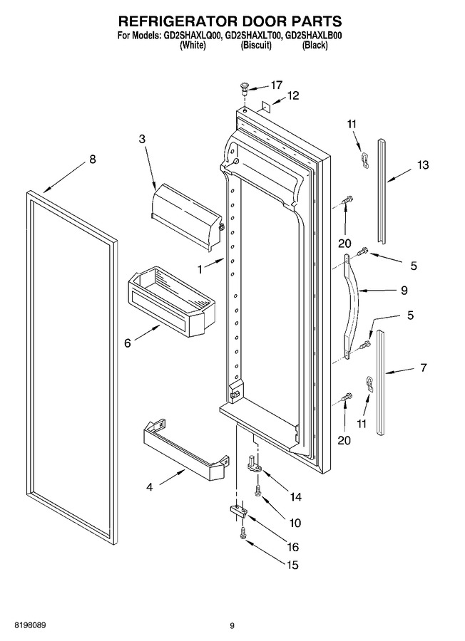 Diagram for GD2SHAXLT00