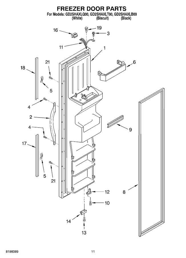Diagram for GD2SHAXLB00