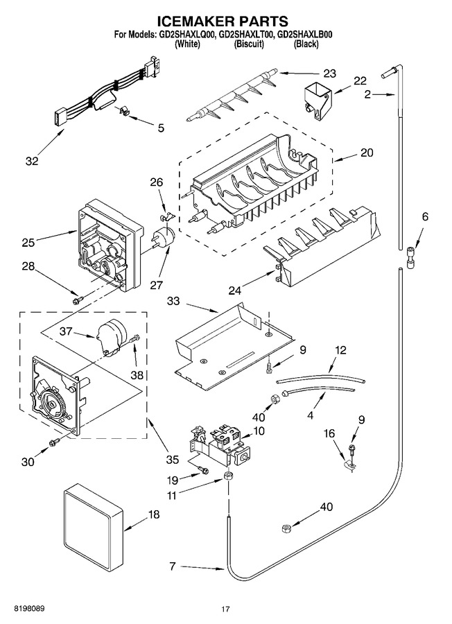 Diagram for GD2SHAXLB00