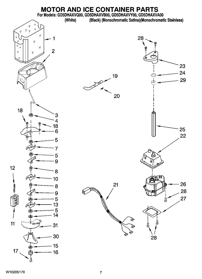 Diagram for GD5DHAXVY00