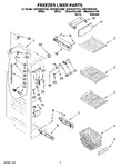 Diagram for 04 - Freezer Liner Parts
