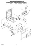 Diagram for 08 - Dispenser Front Parts