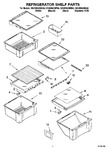 Diagram for 03 - Refrigerator Shelf Parts