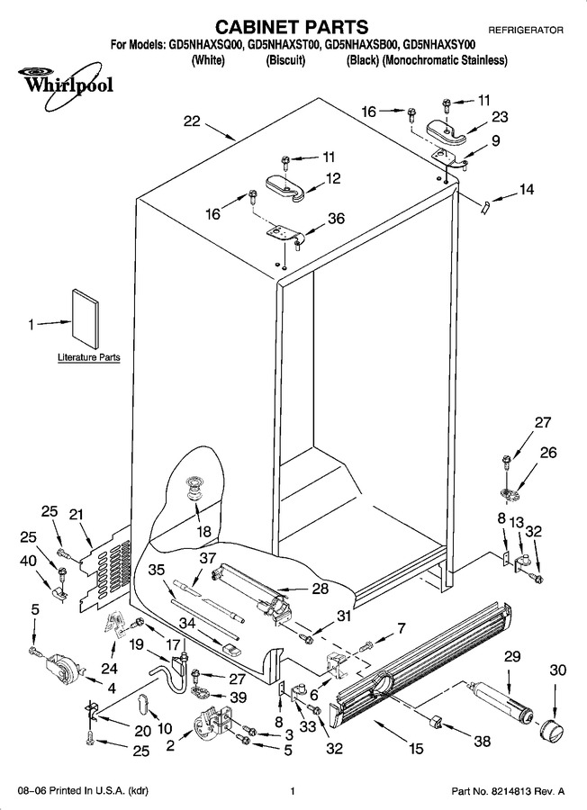 Diagram for GD5NHAXSB00