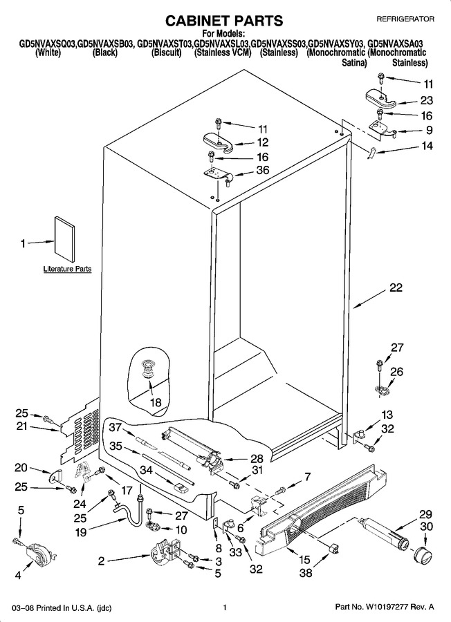 Diagram for GD5NVAXSA03