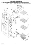 Diagram for 04 - Freezer Liner Parts