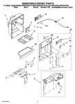 Diagram for 08 - Dispenser Front Parts