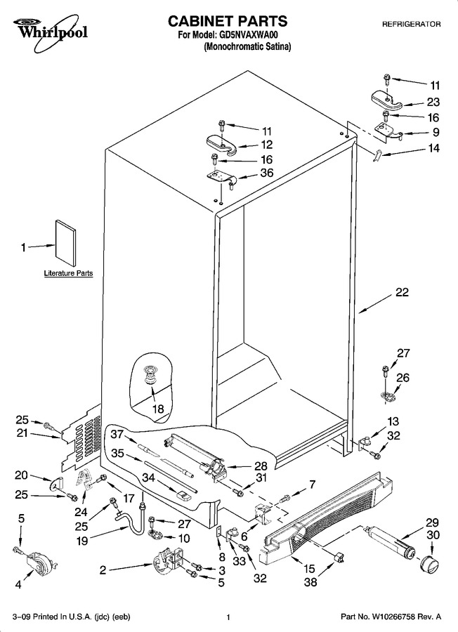 Diagram for GD5NVAXWA00