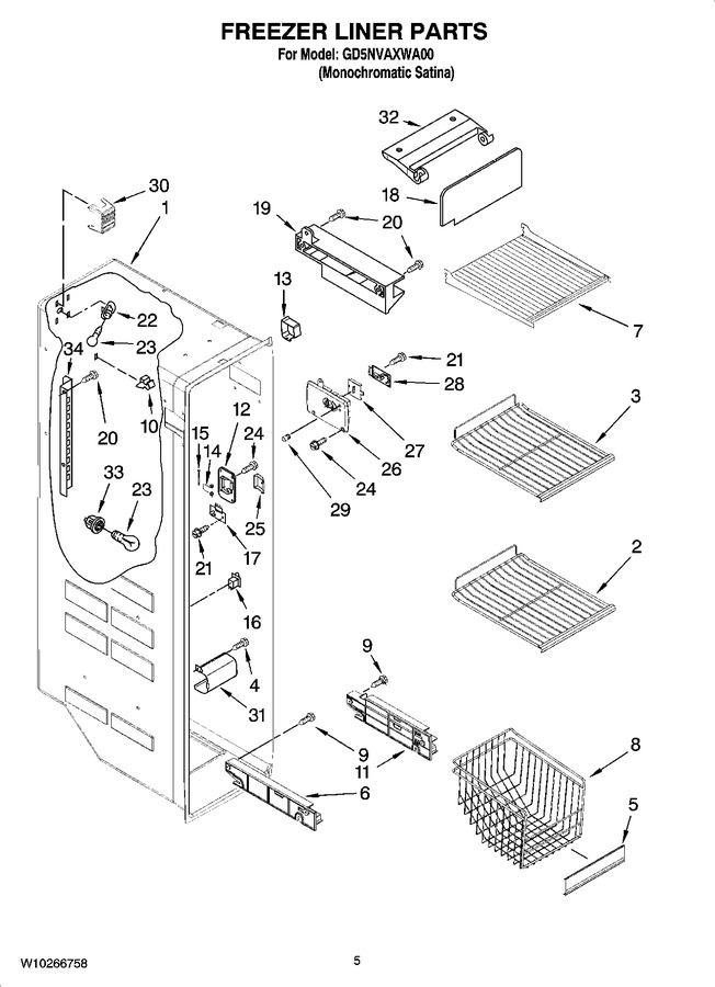 Diagram for GD5NVAXWA00