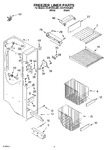Diagram for 04 - Freezer Liner Parts