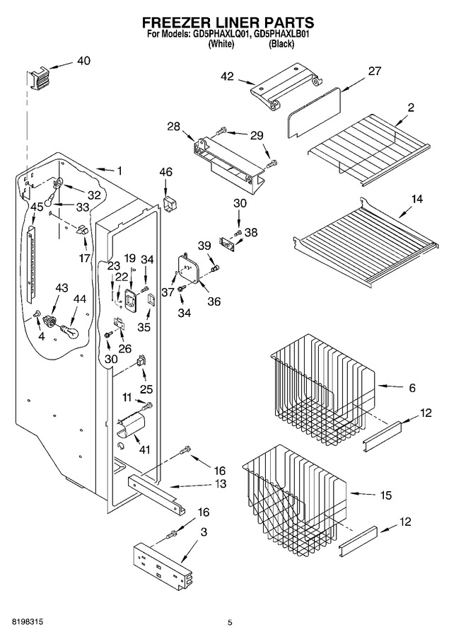 Diagram for GD5PHAXLB01
