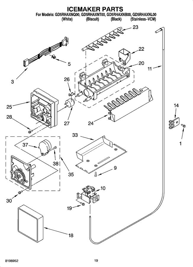Diagram for GD5RHAXNB00