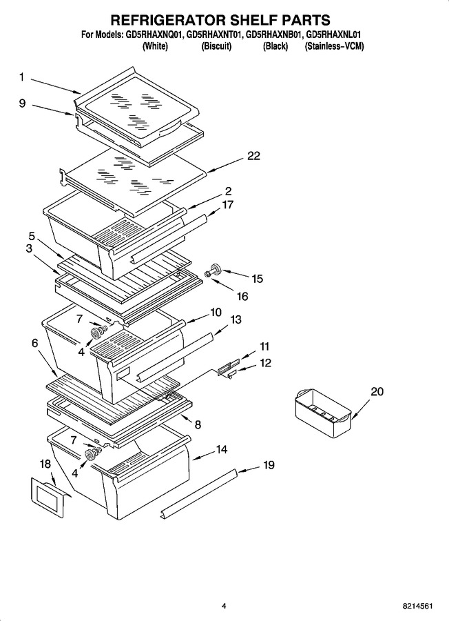 Diagram for GD5RHAXNB01