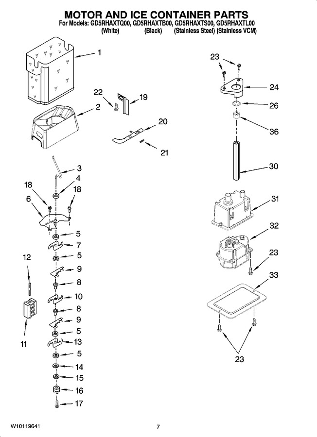 Diagram for GD5RHAXTL00