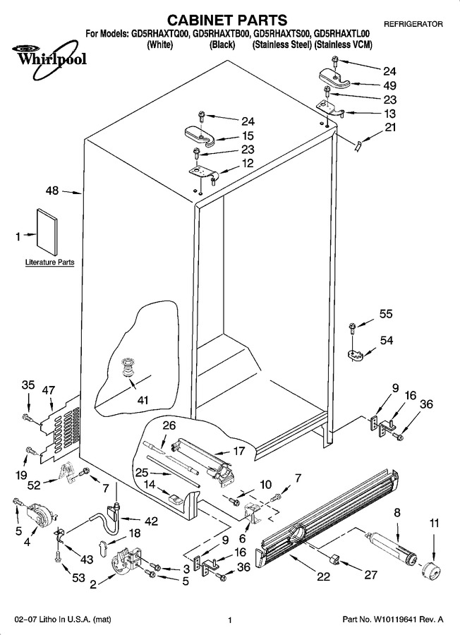 Diagram for GD5RHAXTL00