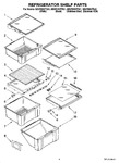 Diagram for 03 - Refrigerator Shelf Parts