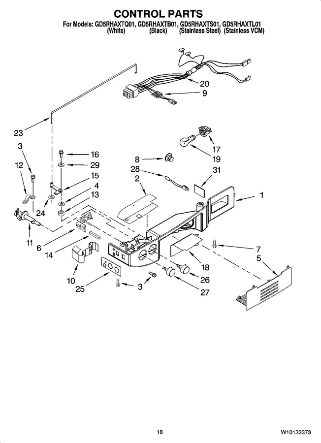 Diagram for GD5RHAXTL01