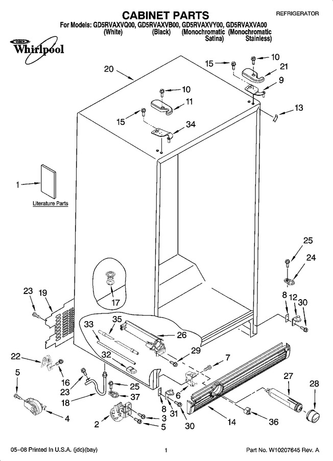 Diagram for GD5RVAXVB00
