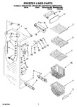 Diagram for 04 - Freezer Liner Parts