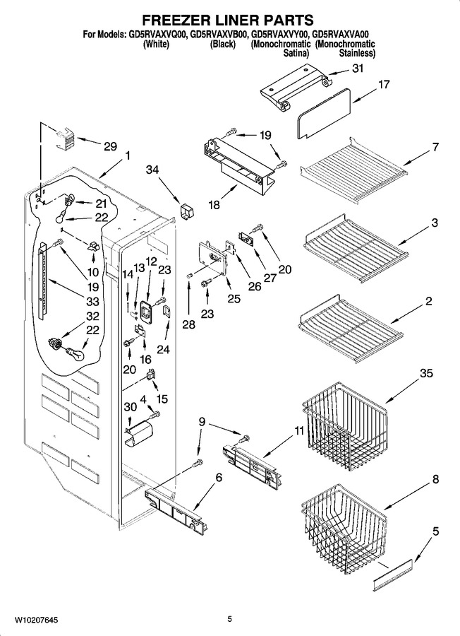 Diagram for GD5RVAXVY00