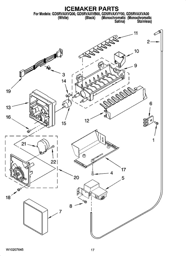 Diagram for GD5RVAXVA00