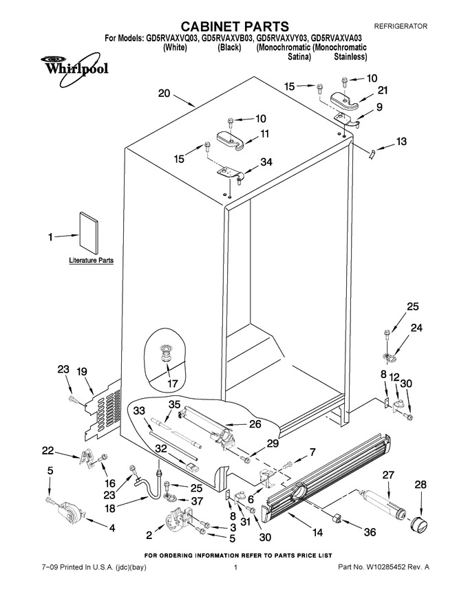 Diagram for GD5RVAXVB03