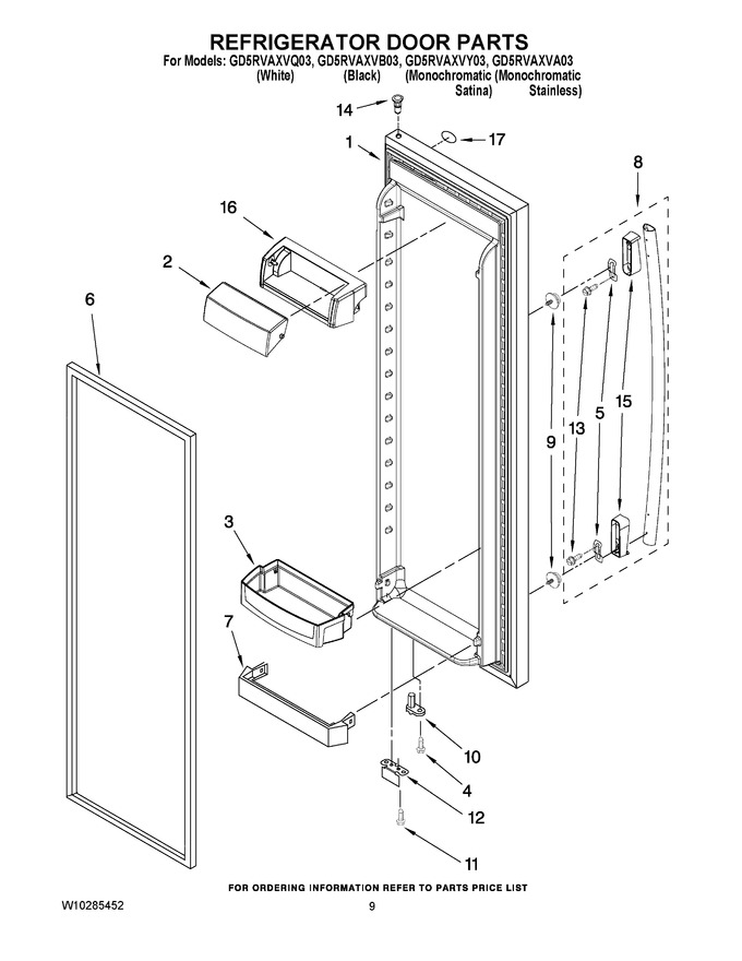 Diagram for GD5RVAXVA03