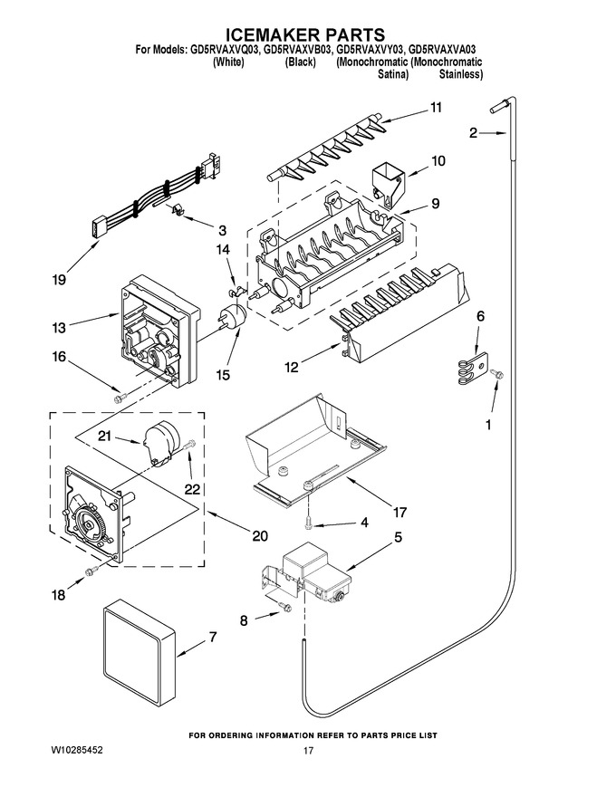 Diagram for GD5RVAXVY03