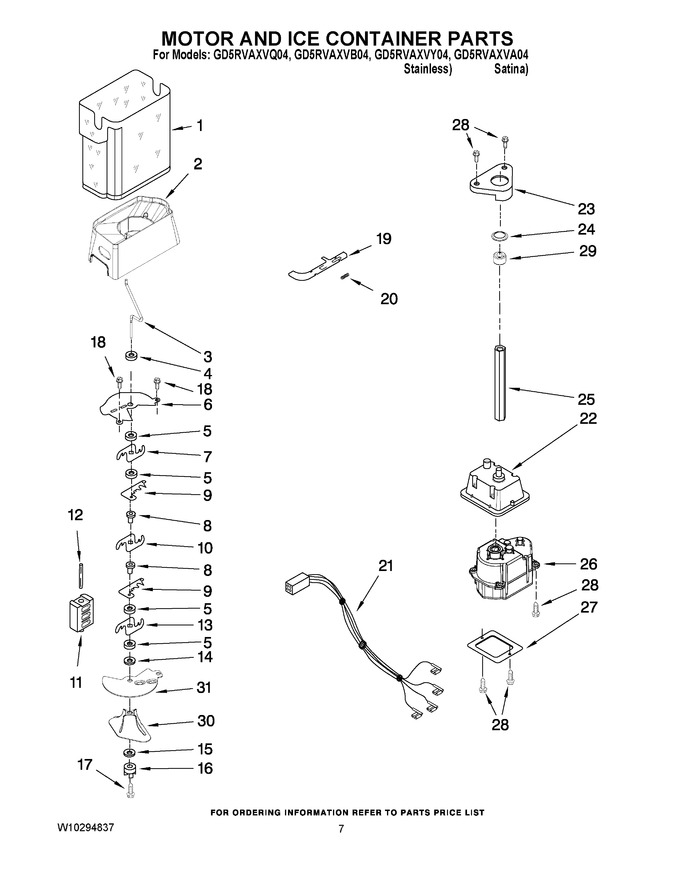 Diagram for GD5RVAXVY04