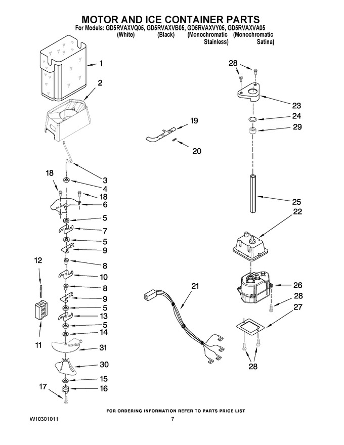 Diagram for GD5RVAXVY05