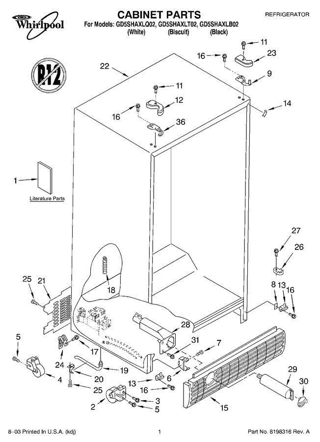 Diagram for GD5SHAXLB02