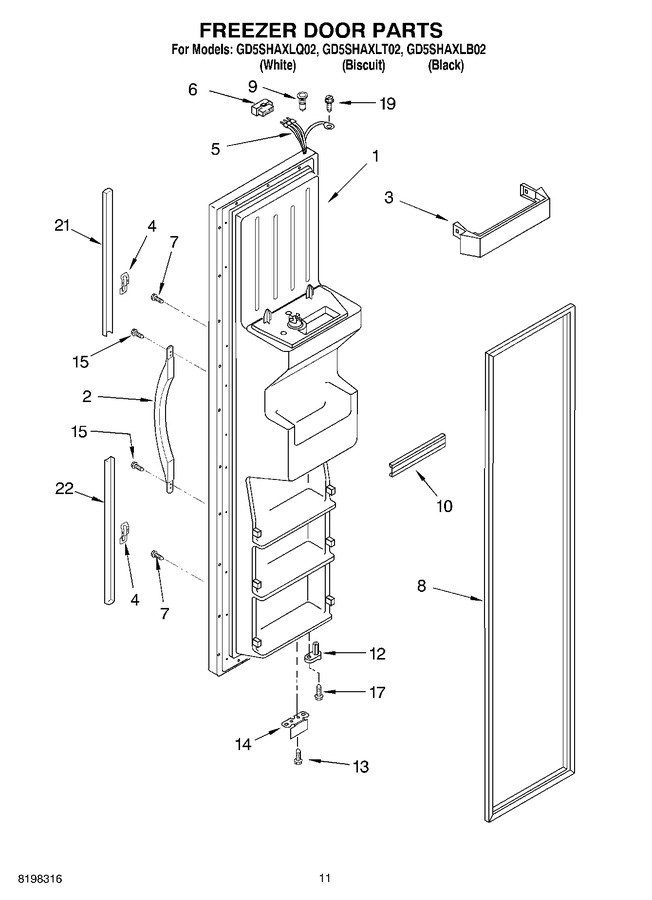 Diagram for GD5SHAXLB02