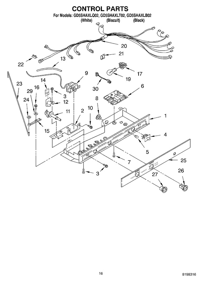 Diagram for GD5SHAXLB02