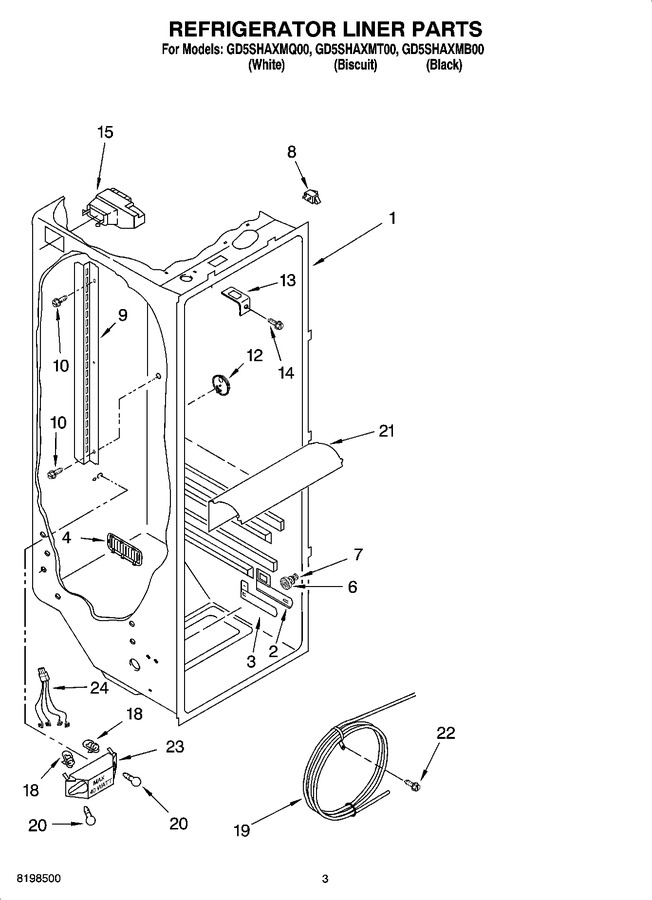 Diagram for GD5SHAXMB00