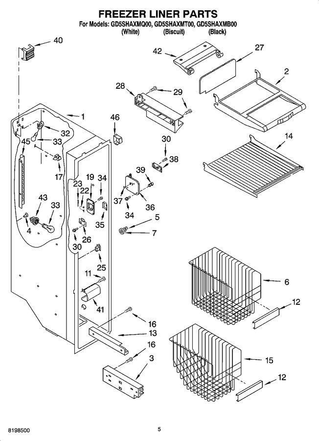 Diagram for GD5SHAXMB00