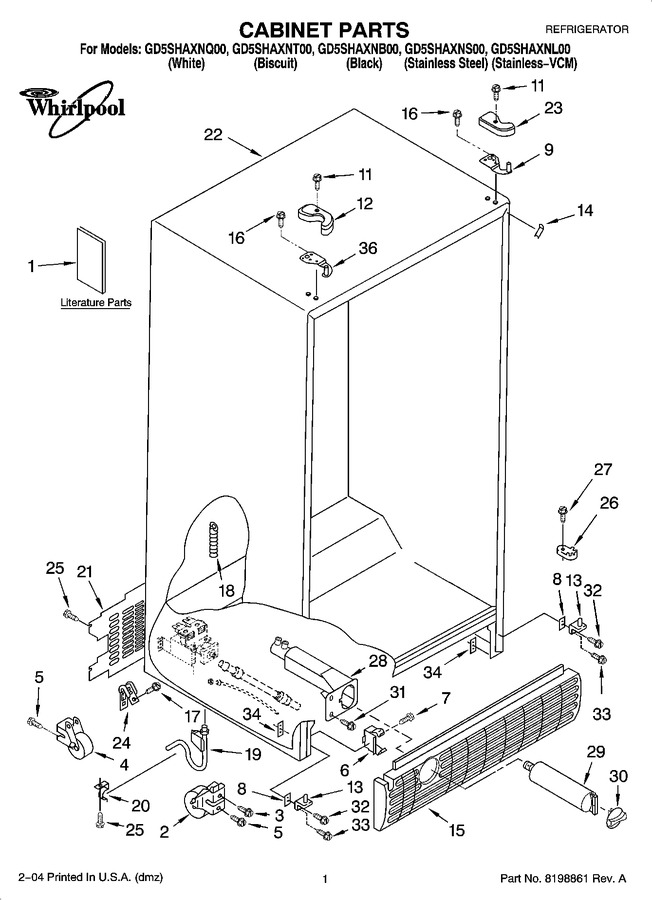 Diagram for GD5SHAXNT00