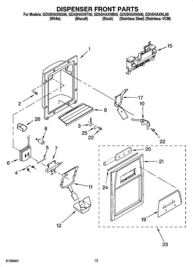 Diagram for GD5SHAXNL00